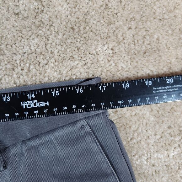 DOCKERS Signature Khaki 34x29 Straight Fit D2 Flat Front Gray #216 - Picture 7 of 9